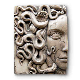Medusa White Silver