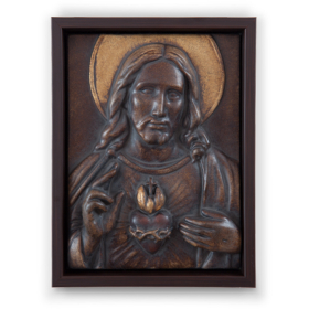 Jesus Sacred Heart (Chestnut)