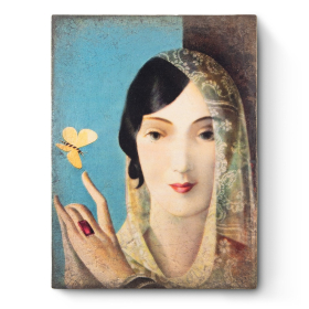 Woman with a Butterfly