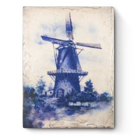 Delft Blue Windmill