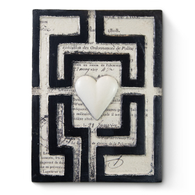 Black Labyrinth with Heart