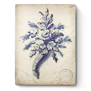 Blue Flowers Motif