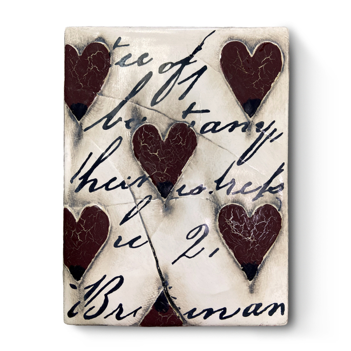 冨永ボンド HEARTS S3号 Red Hearts with Script - 1998 Collection